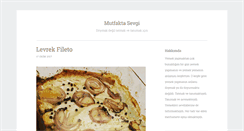 Desktop Screenshot of mutfaktasevgi.com